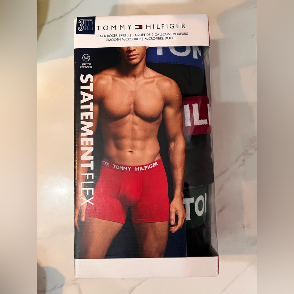 Tommy Hilfiger Men's Boxer Briefs - Red, Blue, Green